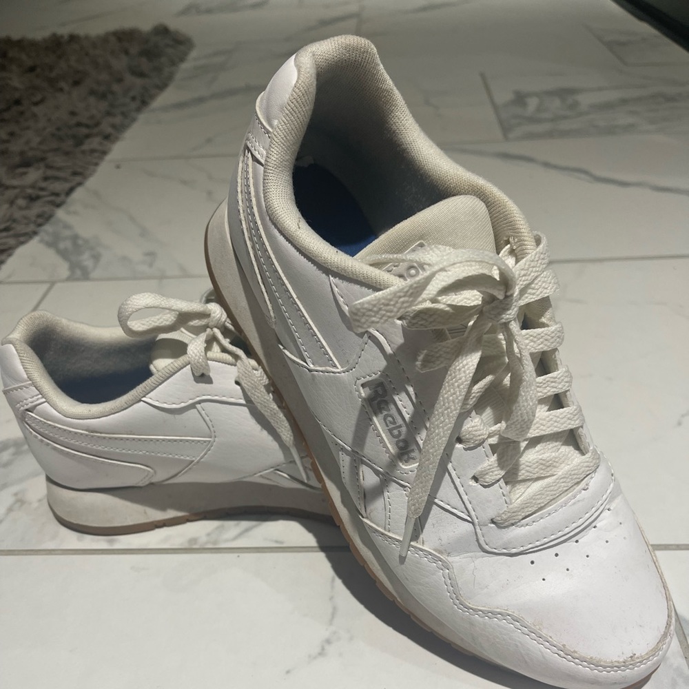 Reebok Princess J95362 Classic Womens Lace Up Athletic Sneaker Shoes White Sz 8